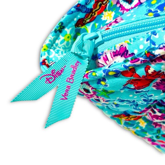 Vera Bradley Disney Princess Ariel Little Mermaid Large Floral Tote Bag. RARE! - Picture 6 of 8